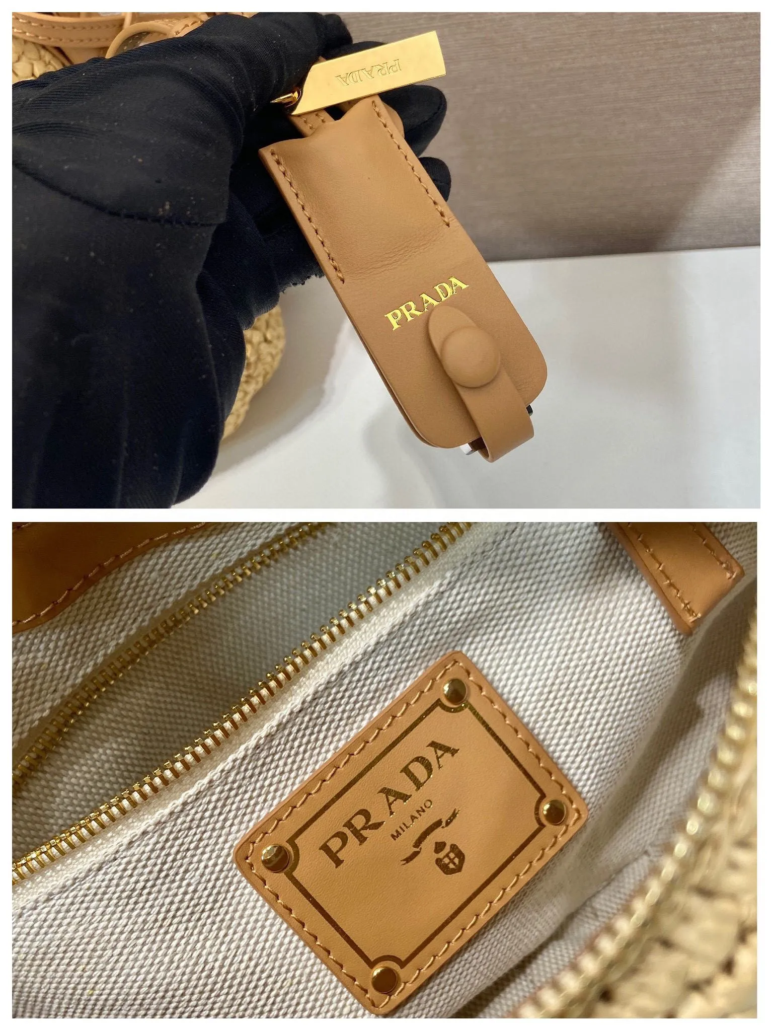 💰1600🎉New weaving🎉1BC246 large🎉🎉 This shoulder bag is uniquely integrated with hand-woven weaving and exquisite leather details, reinterpreting the feminine silhouette of the P Aimée handbag. Textures and materials achieve a harmonious balance, sublimating the ever-changing modern shape, and the classic metal triangle logo is the finishing touch. Adjustable leather handles, removable leather handbag accessories, large capacity space, very stylish upper body effect, a must-have for summer, get it now🎉🎉 Length 37x Height 23 bottom 10cm🎉🎉🎉💰💰💰