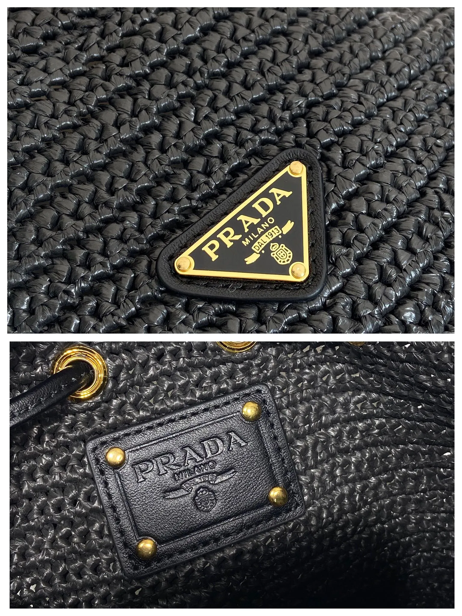 💰1300🎉Straw Bucket Bag🎉1BE068🎉🎉 This hand-woven bucket bag has a great design🎉Three-dimensional hand-woven font, equipped with 2 long/short shoulder straps, interchangeable. The complex handwork looks very elegant/fashionable, the capacity is large, the upper body effect is very good, the return rate is 100%😀A must-have for summer🎉Hurry up and get it🎉🎉 Length 16x Height 19x Bottom 9cm🎉🎉🎉👏👏👏