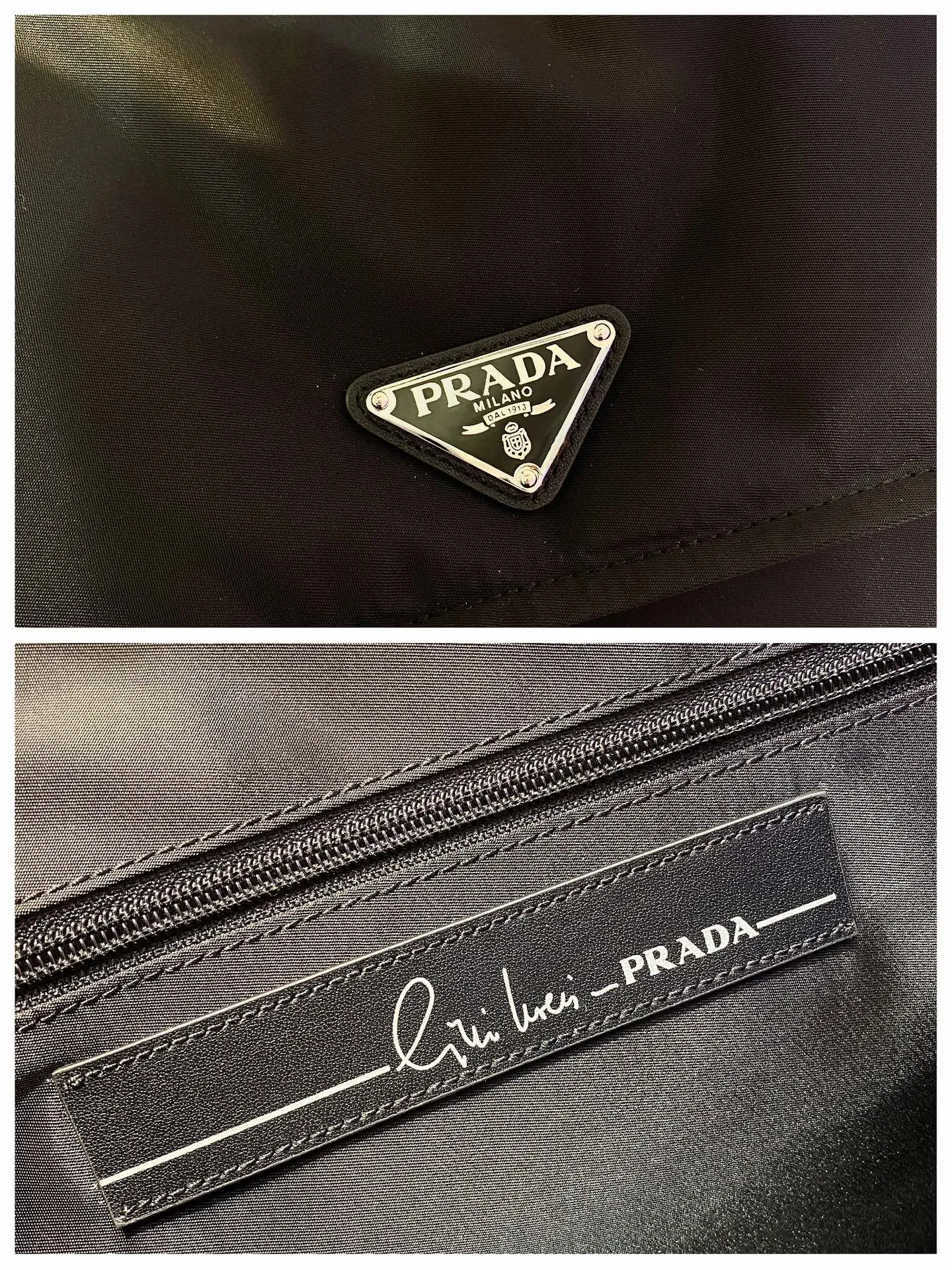 💰1520🎉Hot-selling messenger bag 🎉2⃣️combined bags, 1⃣️bag can be used in multiple ways of carrying🙊🙊 Made of imported nylon elements and simple latest triangle logo decoration, the overall low-key luxury and versatile, the commuter bag can be casual or salty, the combined bag on the back can be disassembled and carried separately, which is equivalent to buying 2 bags, extremely practical and awesome😘😘 It can be carried cross-body, or can be used as a clutch bag under the arm. It is light and practical to carry, super tasteful😘😘, suitable for both men and women🙊🙊If you like it, hurry up and get it, it is another popular postman style that will never go out of style👏👏 1BC208, 38×height 28xbase 19cm