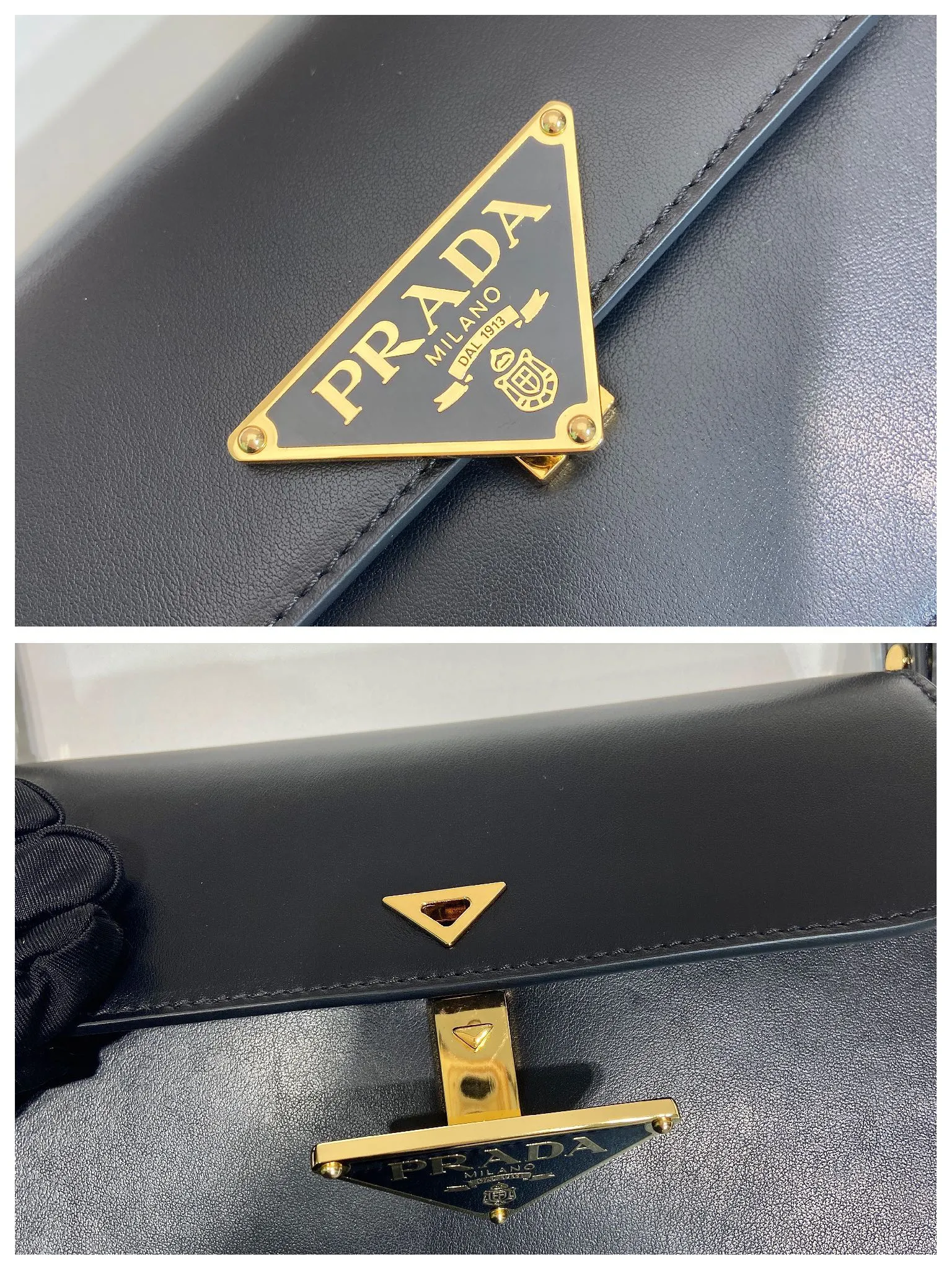 💰1520🎉New style🎉1BD366🎉🎉 This shoulder bag demonstrates a simple design concept through its smooth lines and compact shape. It is made of outer calfskin/inner sheepskin fabric and is equipped with an adjustable shoulder strap that can be carried on one shoulder or across the body. The maximum length is 117cm. The front lock buckle is embellished with the iconic triangle logo. Wear a bold upper body, beauties. Get it now. Length 22x height 14x base 6cm👏👏👏🎉🎉🎉