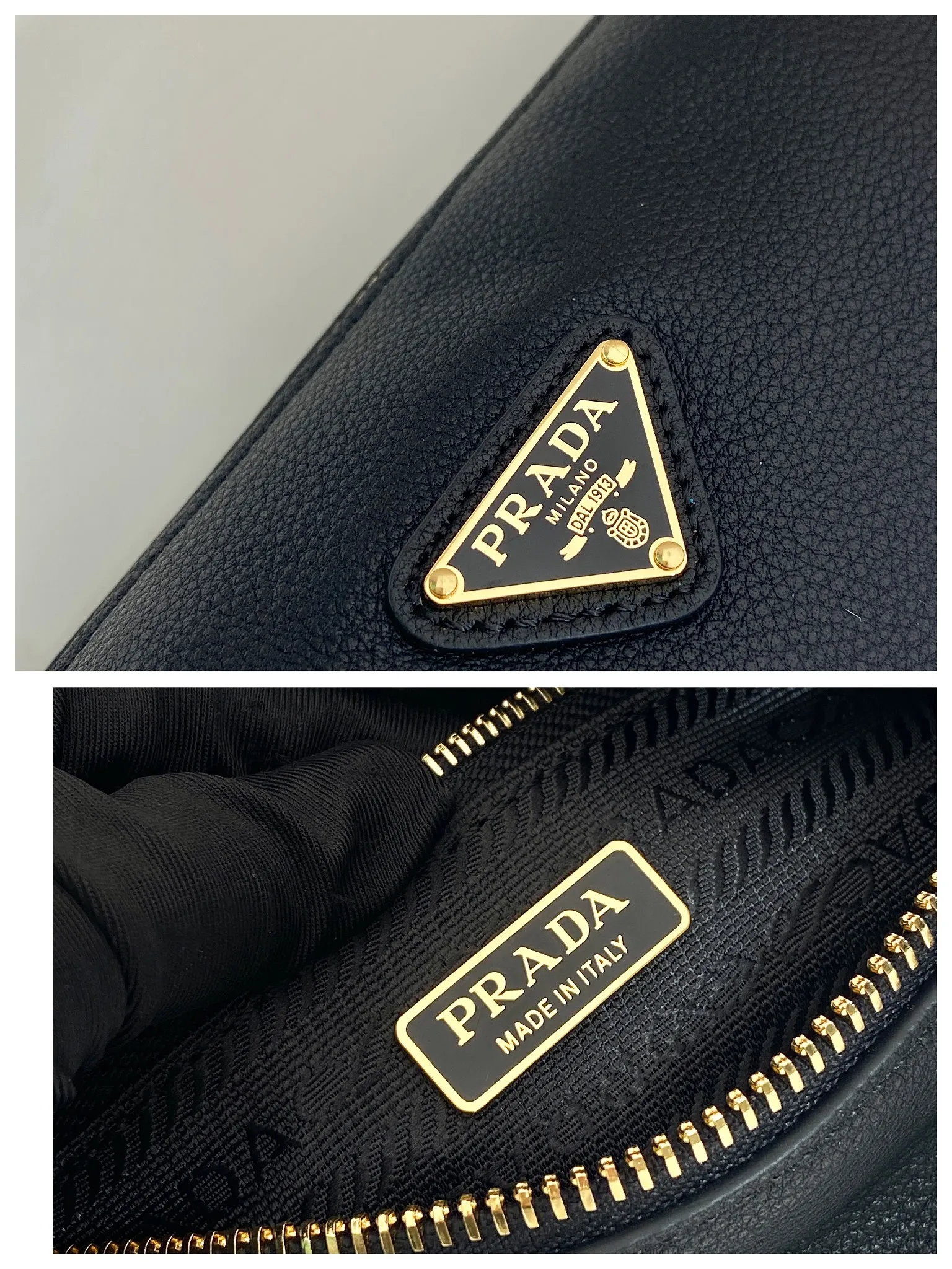 💰1120🎉New armpit bag🎉1BC239🎉🎉 This calfskin clutch bag combines the classic elements of the P family in an exquisite design, with a simple and neat geometric pattern silhouette. Featuring an elegant, slim leather handle embellished with the iconic triangle pattern. Large capacity space. Baby, hurry up and get it, it is another popular style that will never go out of style👏👏 Length 22x Height 9x Bottom 7.5cm🎉🎉🎉👏👏👏