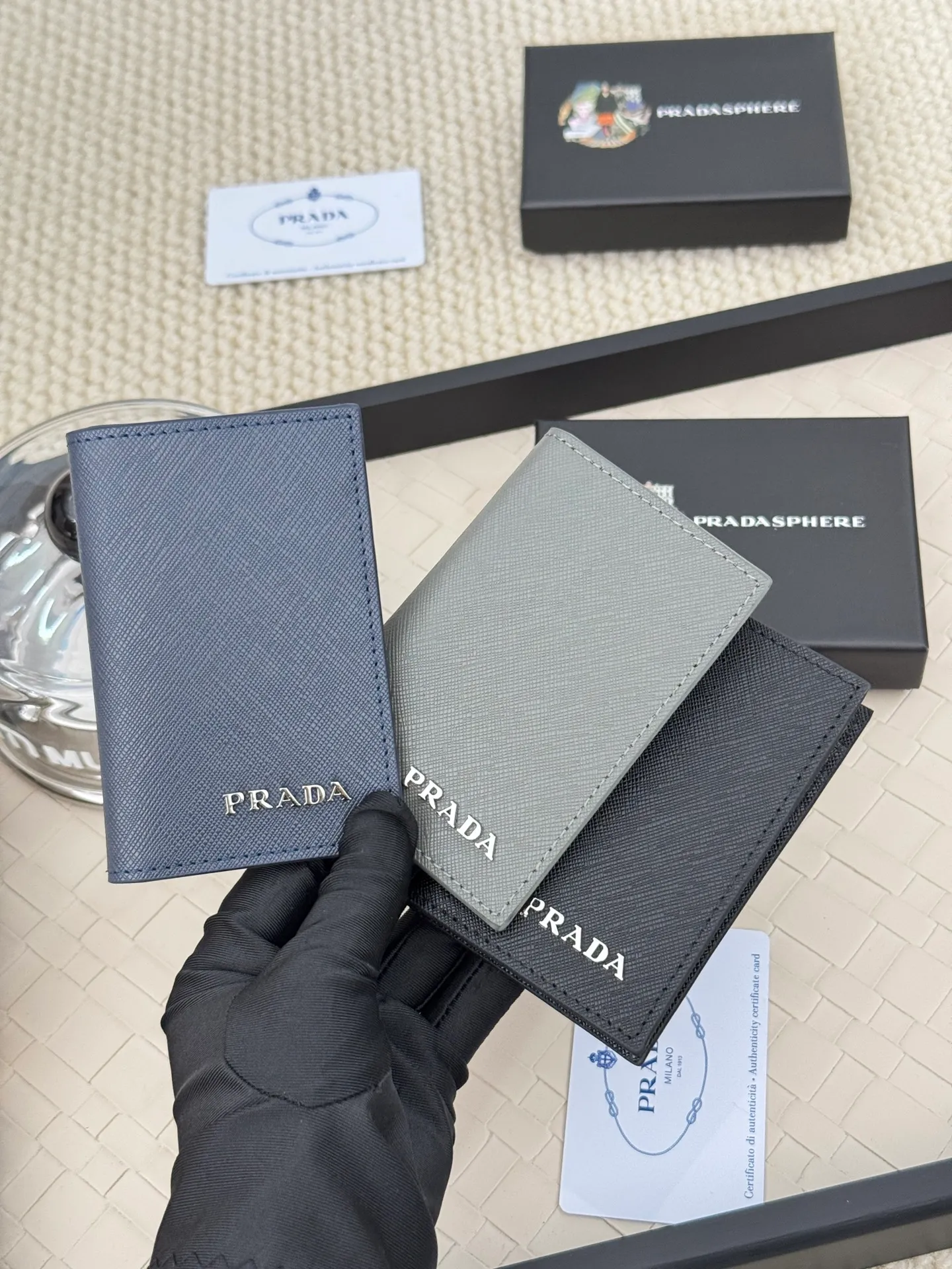 2MC101 prada hardware loose letter wheat combination picture