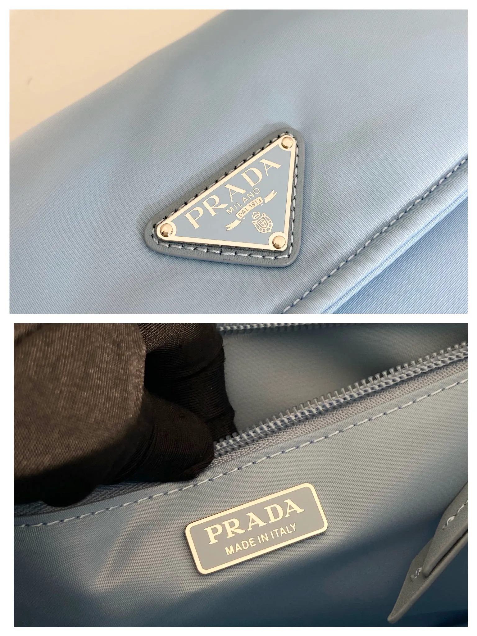 💰1120🎉The most popular mini messenger bag🎉New color/so cute😘This shoulder bag is made of unique padded nylon, and is equipped with an adjustable leather shoulder strap and a back pocket. The metal accessories give a touch of bright color and is low-key overall. Luxurious and versatile, the only difference is that it is not detachable. This design is more simple, but the style is still the same. 🙊🙊If you like babies, hurry up and get it. It is unisex and a popular style that will never go out of style. 👏👏Mini size🙊 Style number 1BD258, length 23.5x18x bottom 11cm