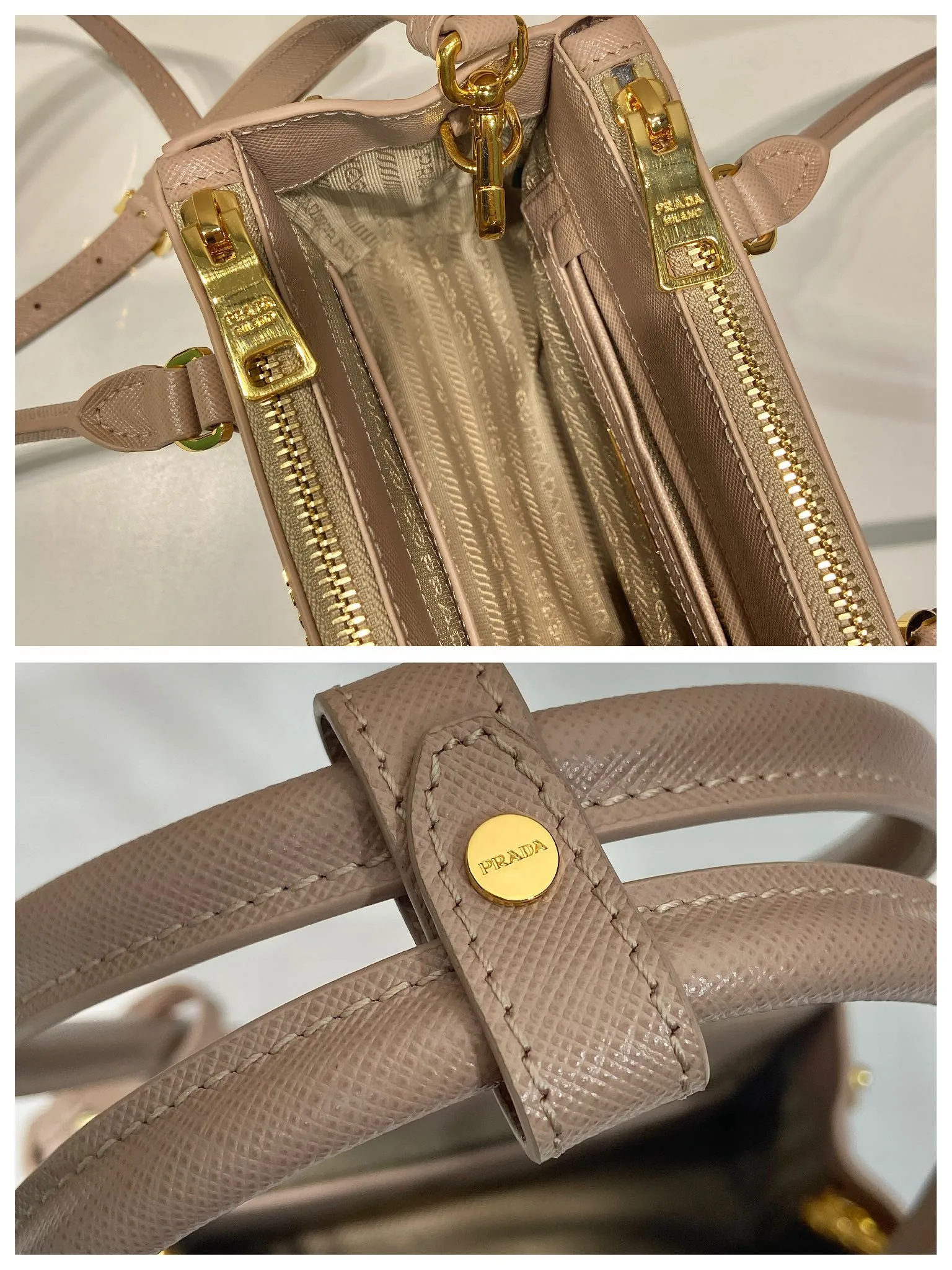 💰1760🎉mini killer bag🎉1BA906 long handle🎉🎉 This mini killer bag with long handle is made of imported cross-grain cowhide and top brushed hardware. The handbag is simple, elegant and practical in design. The Galleria handbag fully embodies the definition of "classic". It is equipped with a detachable long shoulder strap, which can be carried on the shoulder, hand-carried or cross-body. It is a multi-functional long-handle style. It is another popular style that will never go out of style. Ladies and sisters, hurry up and get it. 🎉Length 20xH13.5xH 9.5cm🎉🎉🎉👏👏👏