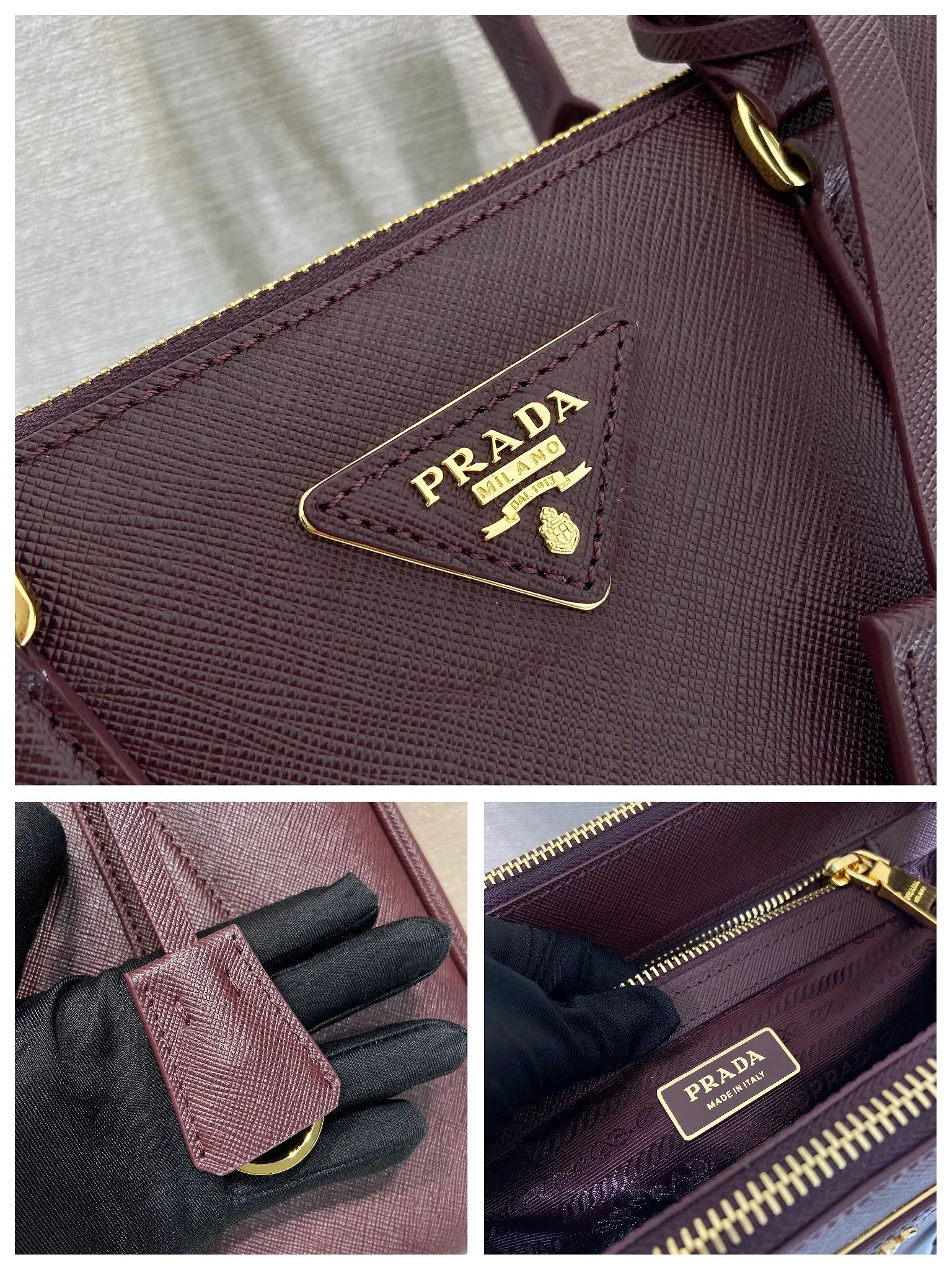 💰1840💋Classic hot model 1BA863💋New color🎉Original item/fully upgraded version🤙🤙Made of imported cross-grain cowhide. Top brushed hardware🤙🤙Galleria The handbag design is classic and timeless, the most iconic killer bag👏🏻👏🏻, a timeless style, equipped with multiple pockets and a detachable shoulder strap, 175 OEM code, length 28x height 20x bottom 12cm🤙🤙🤙💰💰💰💰