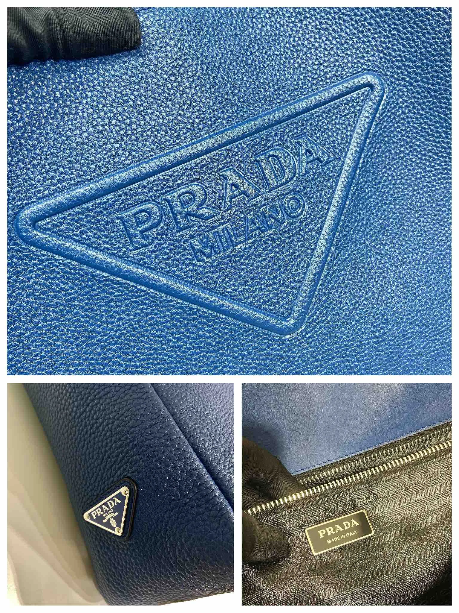💰2000🎉New Tote Bag🎉2VG092🎉 This leather tote bag presents pure lines and interprets a simple style. The iconic triangle logo is reinterpreted in multiple ways and cleverly embellishes the bag body. Exudes modernity. An enameled metal logo on the side adds a distinctive touch. Simple and elegant, full of fashion sense. The capacity is very large🎉Handsome guys, hurry up and get it🎉🎉 Length 39x Height 41x Bottom 10cm