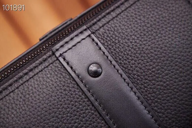 P¥940👉nfc163C01 dynamic chip version👈[Top-grade inspection-free all-steel hardware] This City Keepall handbag blooms in the Louis Vuitton neoclassical style in autumn. Aerogram fine-grained cow leather is as soft as traditional aviation letterhead. Metal LV letters subtly express the brand's logo. A detachable shoulder strap makes it easy to carry. It combines practical functionality with contemporary elegance. Aerogram grained cow leather, cow leather trim, fabric lining, metal hardware, metal lettering, double zipper closure, large main compartment! ! Model: M59255; Size: 27x17x13CM