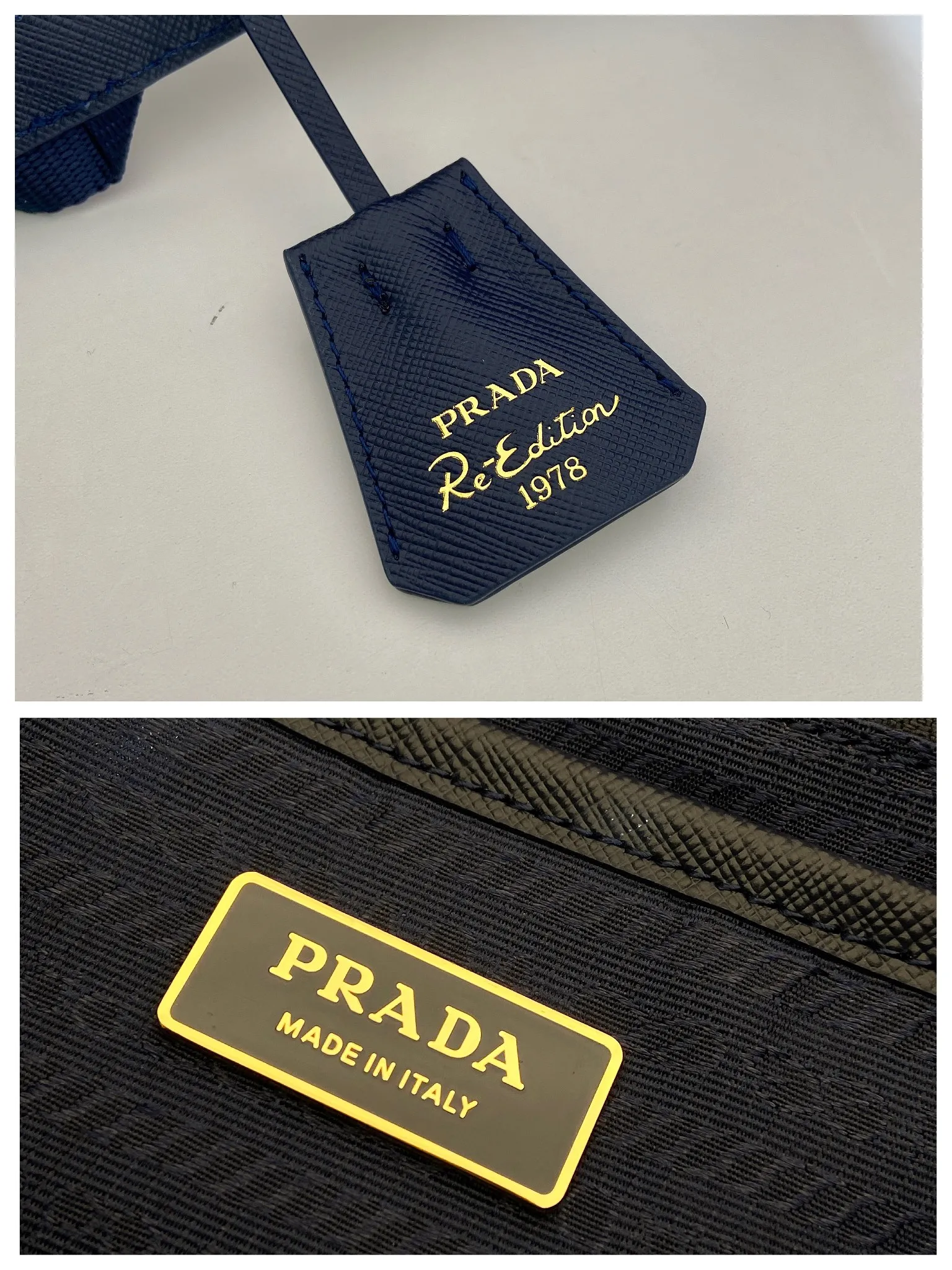 💰1020🎉Gold buckle classic backpack🎉1BZ677 gold hardware🎉🎉 This practical and innovative backpack is made of imported nylon fabric, adjustable shoulder straps and woven handles, removable Re-Edition leather key ring, front buckle flap pocket, enameled metal triangle logo on the flap, drawstring closure, logo-printed Re-Nylon lining with two interior pockets, one of which is zippered and has a large room. Classic and practical, it is a popular style that will never go out of style🎉🎉 Length 23.5x Height 28x Bottom 12cm🎉🎉🎉👏👏👏
