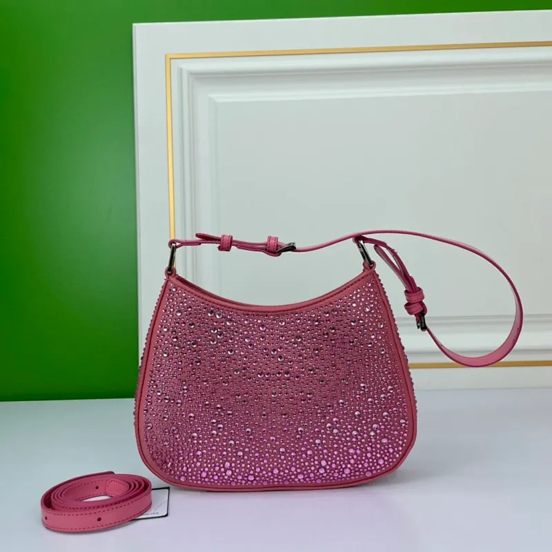 All categories Official website "Brand Women's Bags" Women's Bags 💙 PRADA 2022 official new Prada calfskin armpit bag wholesale 58001700 High quality Size: 25CM