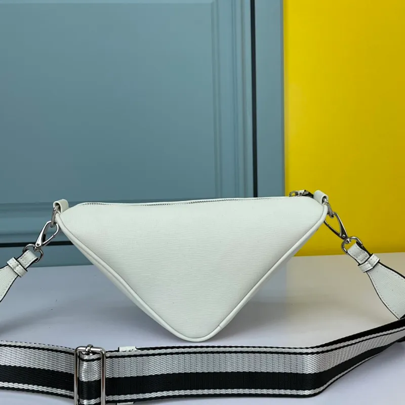 All Categories Official Website "Brand Women's Bags" Women's Bags 💙 PRADA 2022 Official New Prada Cross Pattern Triangular Bag Wholesale 58001900 High Quality Size: 18-11-28CM