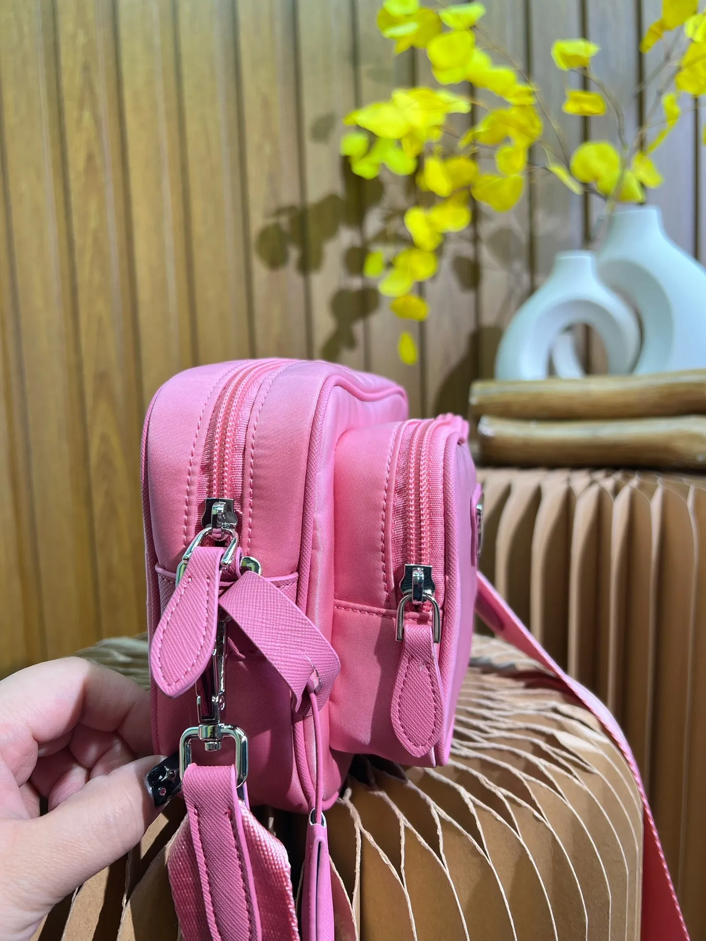 All Categories Official Website "Brand Women's Bags" Women's Bags 💙 PRADA 2023 latest version Prada camera bag