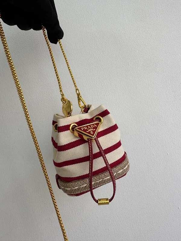 All Categories Official Website "Brand Women's Bags" Women's Bags 💙 PRADA 2025 New Prada Bucket Bag