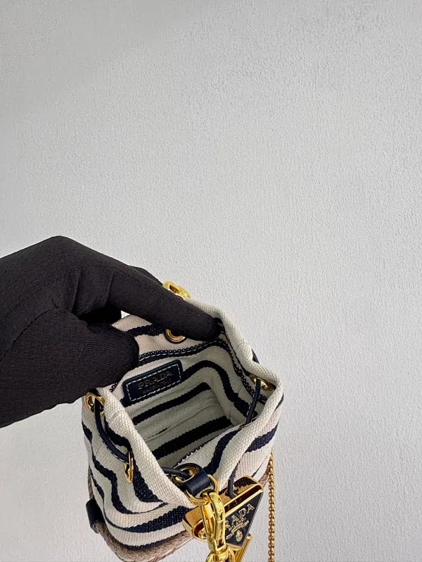 All Categories Official Website "Brand Women's Bags" Women's Bags 💙 PRADA 2025 New Prada Bucket Bag