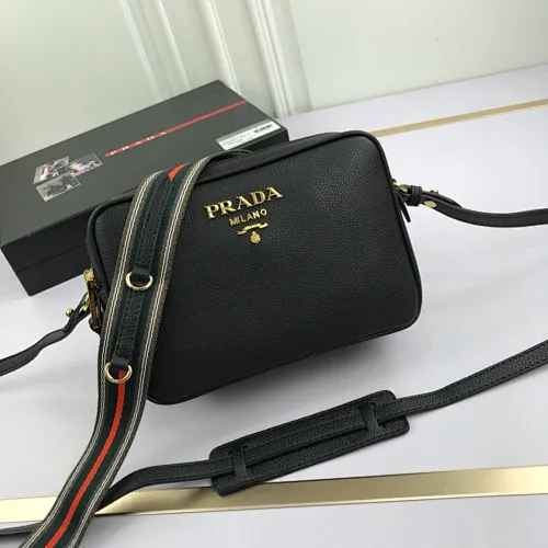 All categories Official website "Brand Women's Bags" Women's Bags 💙 PRADA 2022 Official New Prada Imported Cowhide Crossbody Bag Wholesale 58002000 High Quality Size: 23-16-10CM