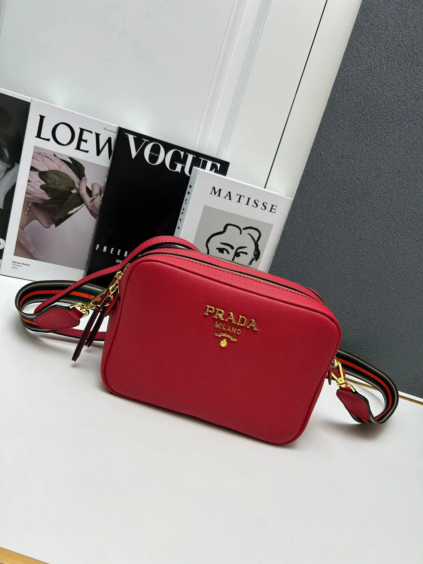 All Categories Official Website "Brand Women's Bags" Women's Bags 💙 PRADA 2025 New Prada Crossbody Bag
