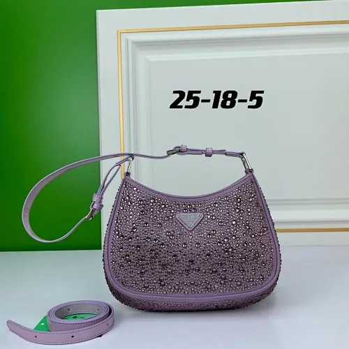 All categories Official website "Brand Women's Bags" Women's Bags 💙 PRADA 2022 official new Prada crossbody bag wholesale 58002300 Original order quality Size: 25-18-5CM