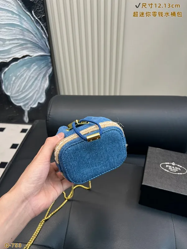 All Categories Official Website "Brand Women's Bags" Women's Bags 💙 PRADA 2025 New Prada Crossbody Bag
