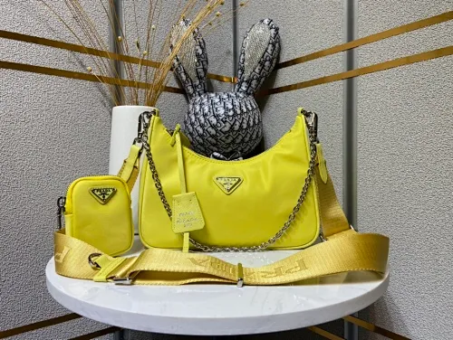 All Categories Official Website "Brand Women's Bags" Women's Bags 💙 PRADA 2023 New Prada Underarm Bag Wholesale