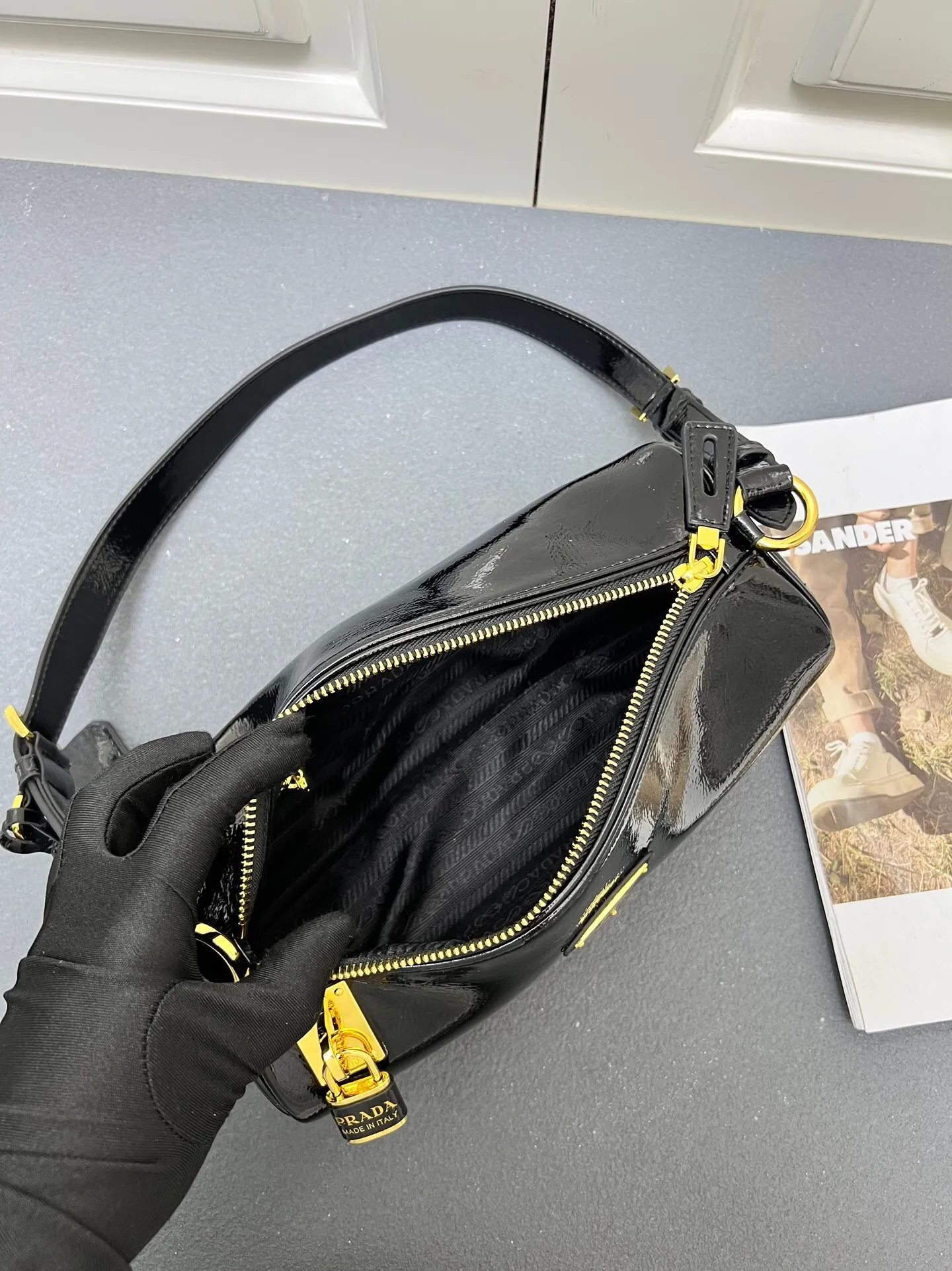 All Categories Official Website "Brand Women's Bags" Women's Bags 💙 PRADA 2025 New Prada Underarm Bag
