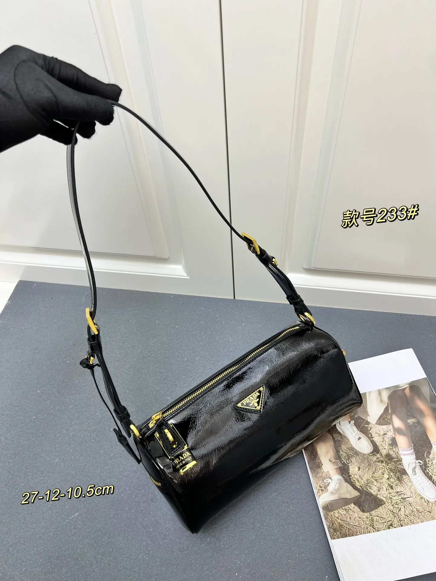 All Categories Official Website "Brand Women's Bags" Women's Bags 💙 PRADA 2025 New Prada Underarm Bag