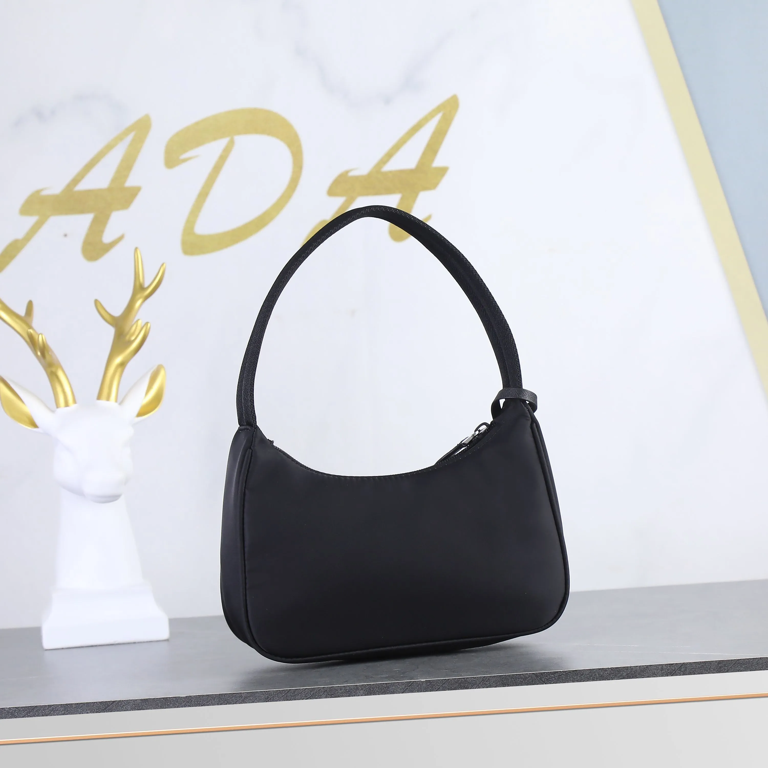 All Categories Official Website "Brand Women's Bags" Women's Bags 💙 PRADA 2022 Official New Prada Underarm Bag Wholesale 58002000 Original Order Quality Size: 23-13-5CM