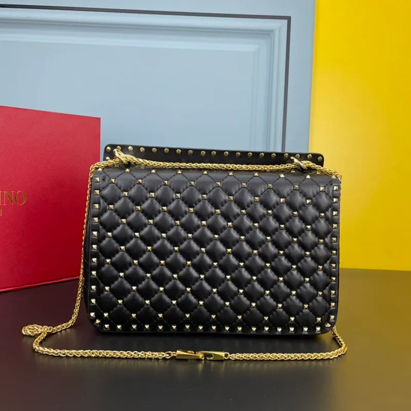 All categories Official website "Brand Women's Bags" Women's Bags 💙 Valentino 2022 Official New Valentino Soft Sheepskin Crossbody Bag Wholesale 58003100 High Quality Size: 30-8.5-20CM
