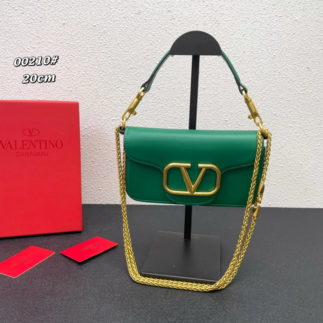 All Categories Official Website "Brand Women's Bags" Women's Bags 💙 Valentino 2023 New Valentino Calfskin Crossbody Bag