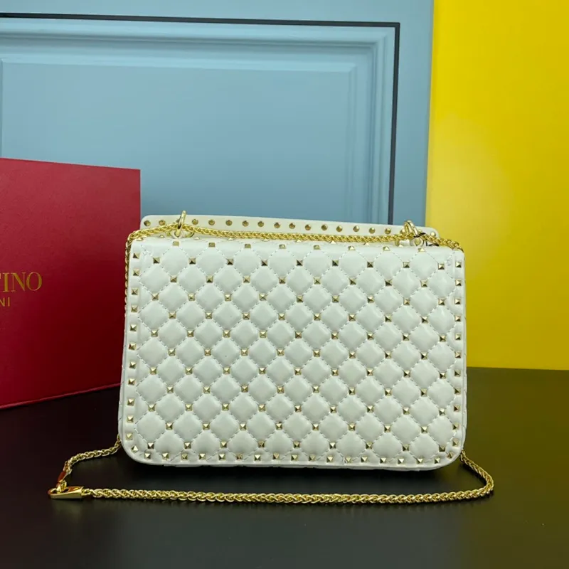 All categories Official website "Brand Women's Bags" Women's Bags 💙 Valentino 2022 Official New Valentino Soft Sheepskin Crossbody Bag Wholesale 58003100 High Quality Size: 30-8.5-20CM