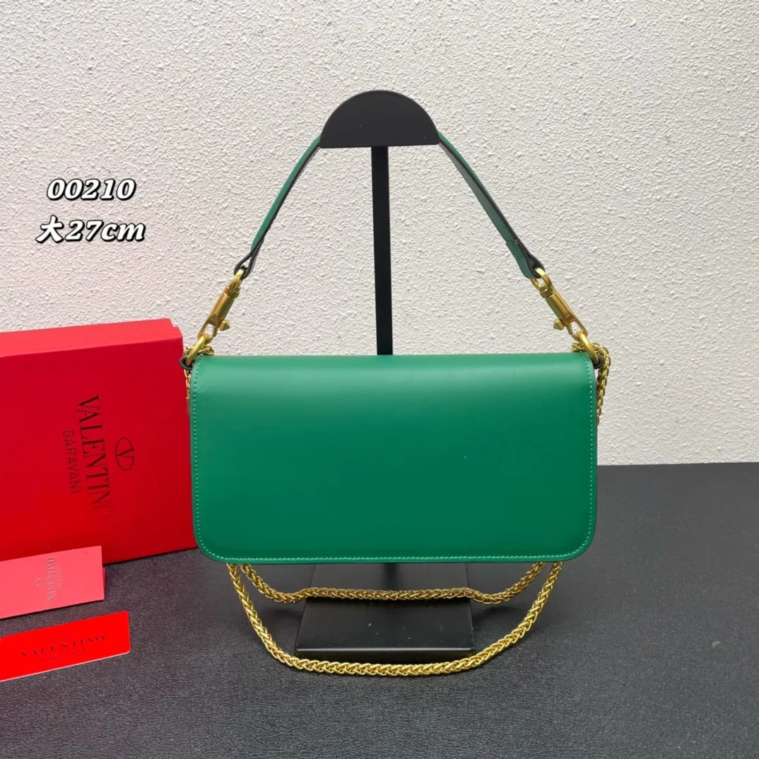 All Categories Official Website "Brand Women's Bags" Women's Bags 💙 Valentino 2023 New Valentino Calfskin Crossbody Bag