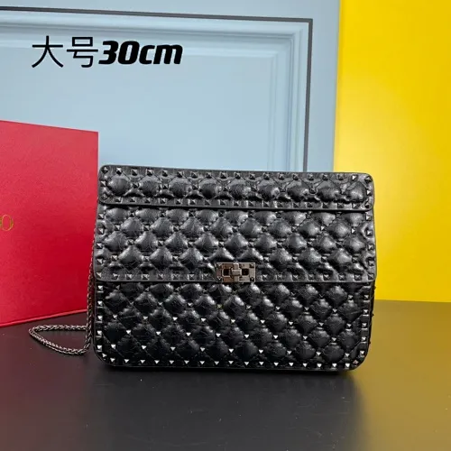 All categories Official website "Brand Women's Bags" Women's Bags 💙 Valentino 2022 Official New Valentino Soft Sheepskin Crossbody Bag Wholesale 58003100 High Quality Size: 30-8.5-20CM