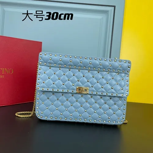 All categories Official website "Brand Women's Bags" Women's Bags 💙 Valentino 2022 Official New Valentino Soft Sheepskin Crossbody Bag Wholesale 58003100 High Quality Size: 30-8.5-20CM