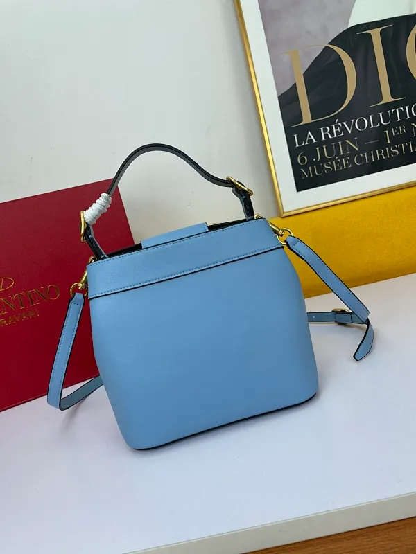 All Categories Official Website "Brand Women's Bags" Women's Bags 💙 Valentino 2023 New Valentino Calfskin Handbag