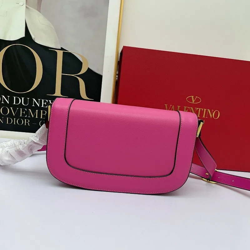 All Categories Official Website "Brand Women's Bags" Women's Bags 💙 Valentino 2023 New Valentino Calfskin Crossbody Bag