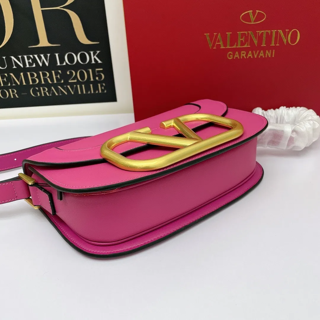 All Categories Official Website "Brand Women's Bags" Women's Bags 💙 Valentino 2023 New Valentino Calfskin Crossbody Bag