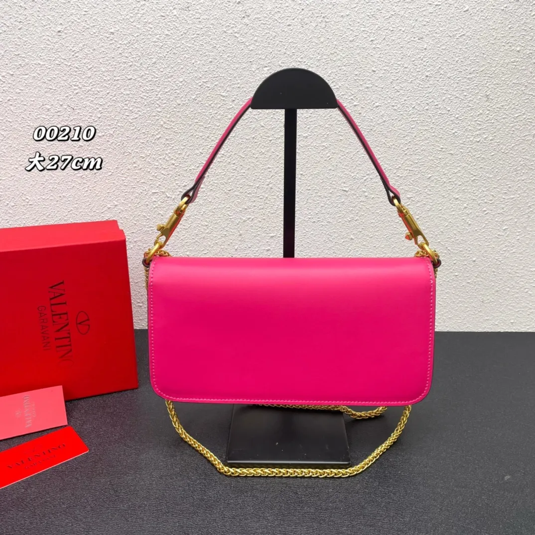 All Categories Official Website "Brand Women's Bags" Women's Bags 💙 Valentino 2023 New Valentino Calfskin Crossbody Bag