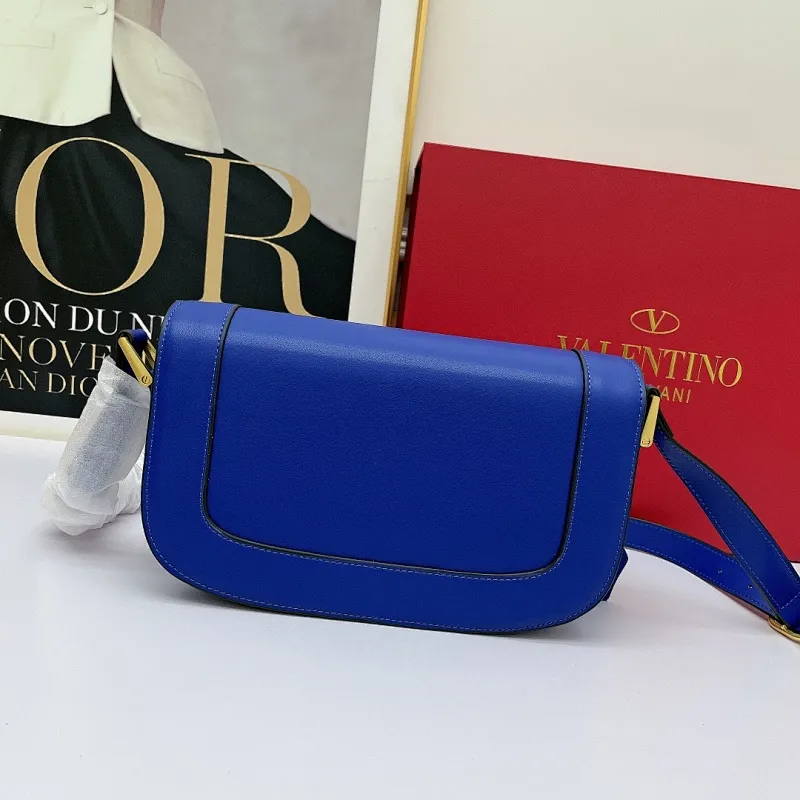 All Categories Official Website "Brand Women's Bags" Women's Bags 💙 Valentino 2023 New Valentino Calfskin Crossbody Bag