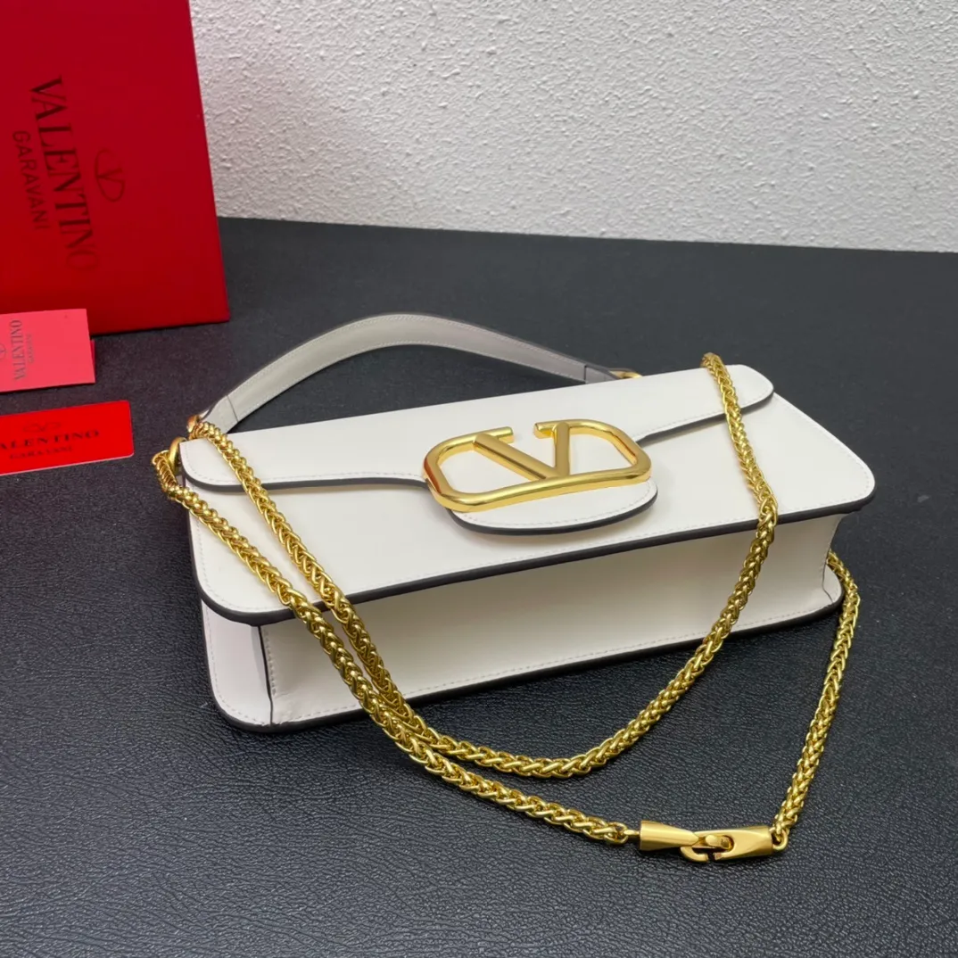 All Categories Official Website "Brand Women's Bags" Women's Bags 💙 Valentino 2023 New Valentino Calfskin Crossbody Bag