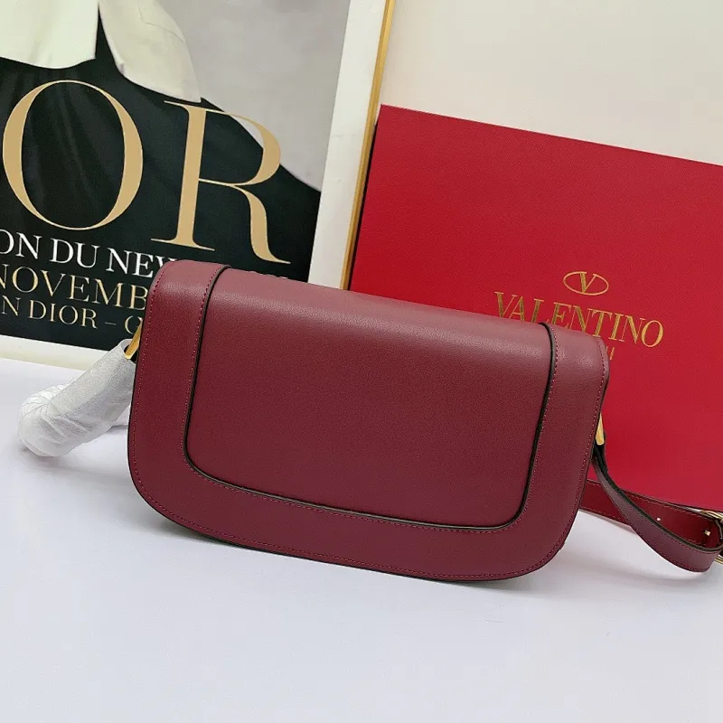All Categories Official Website "Brand Women's Bags" Women's Bags 💙 Valentino 2023 New Valentino Calfskin Crossbody Bag