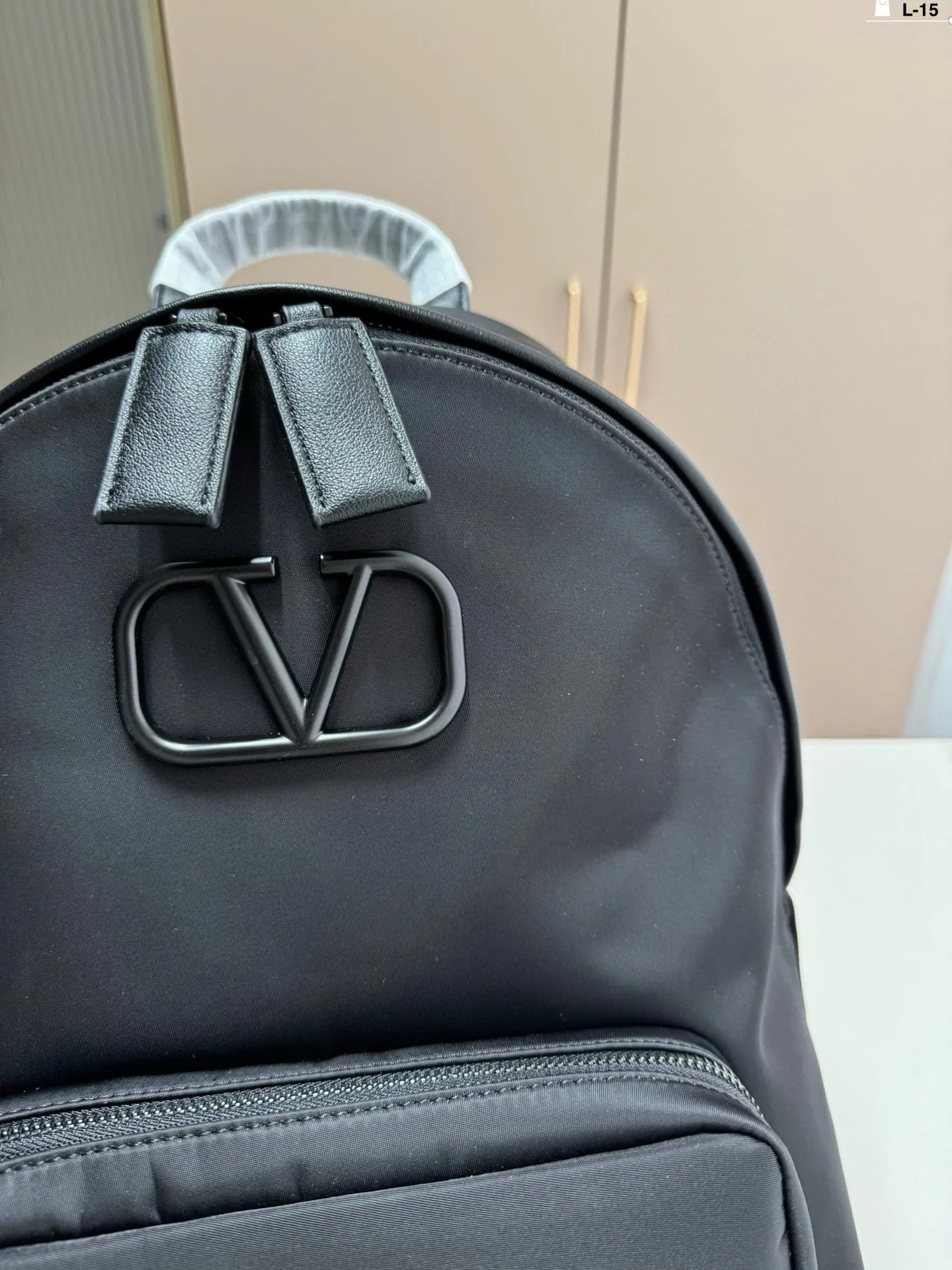 💰p320 Valentino VLTN printing rivet heavy craftsman backpack unisex backpack made of exquisite inlay work L-15 size 33.15.41