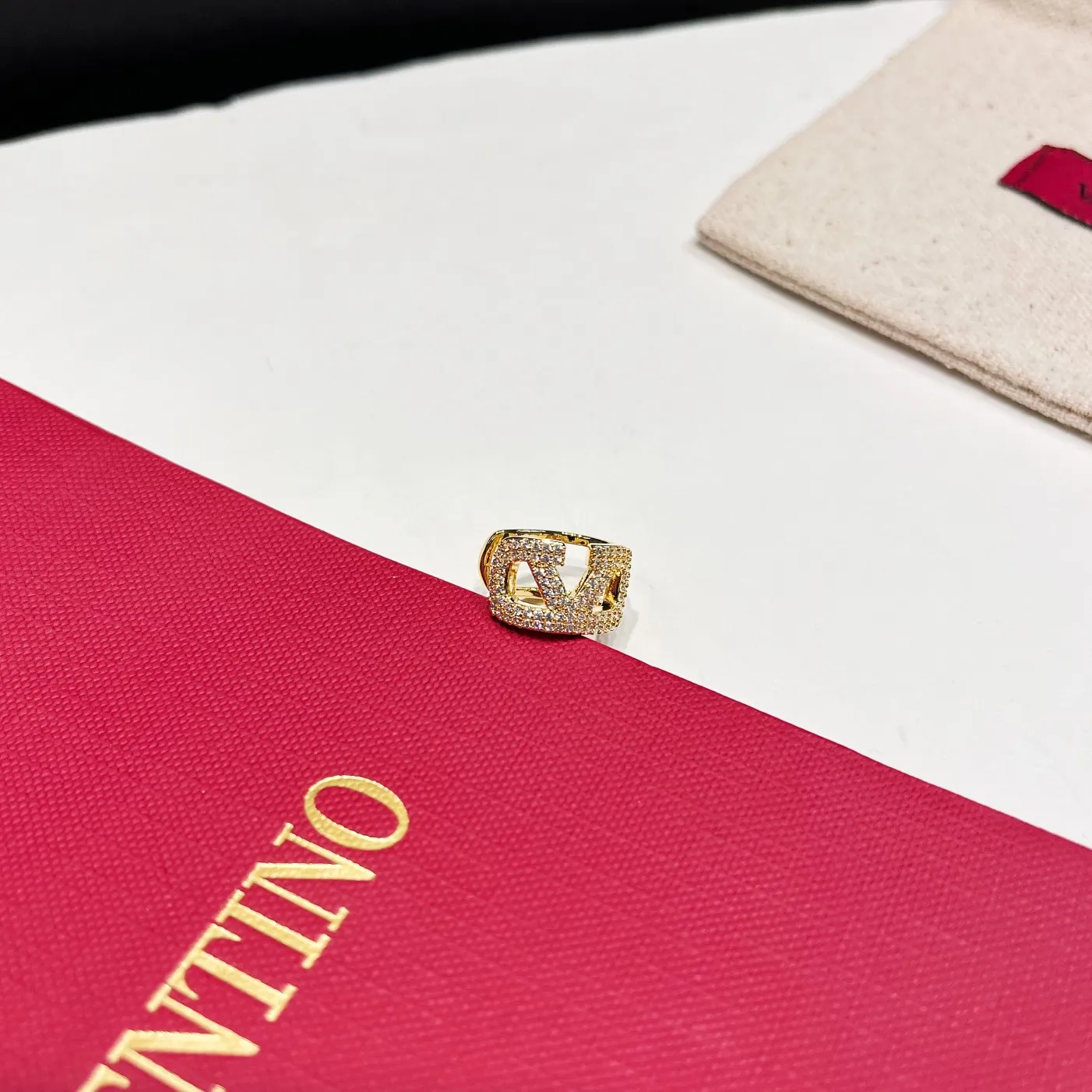 Valentino earrings single ear cuff