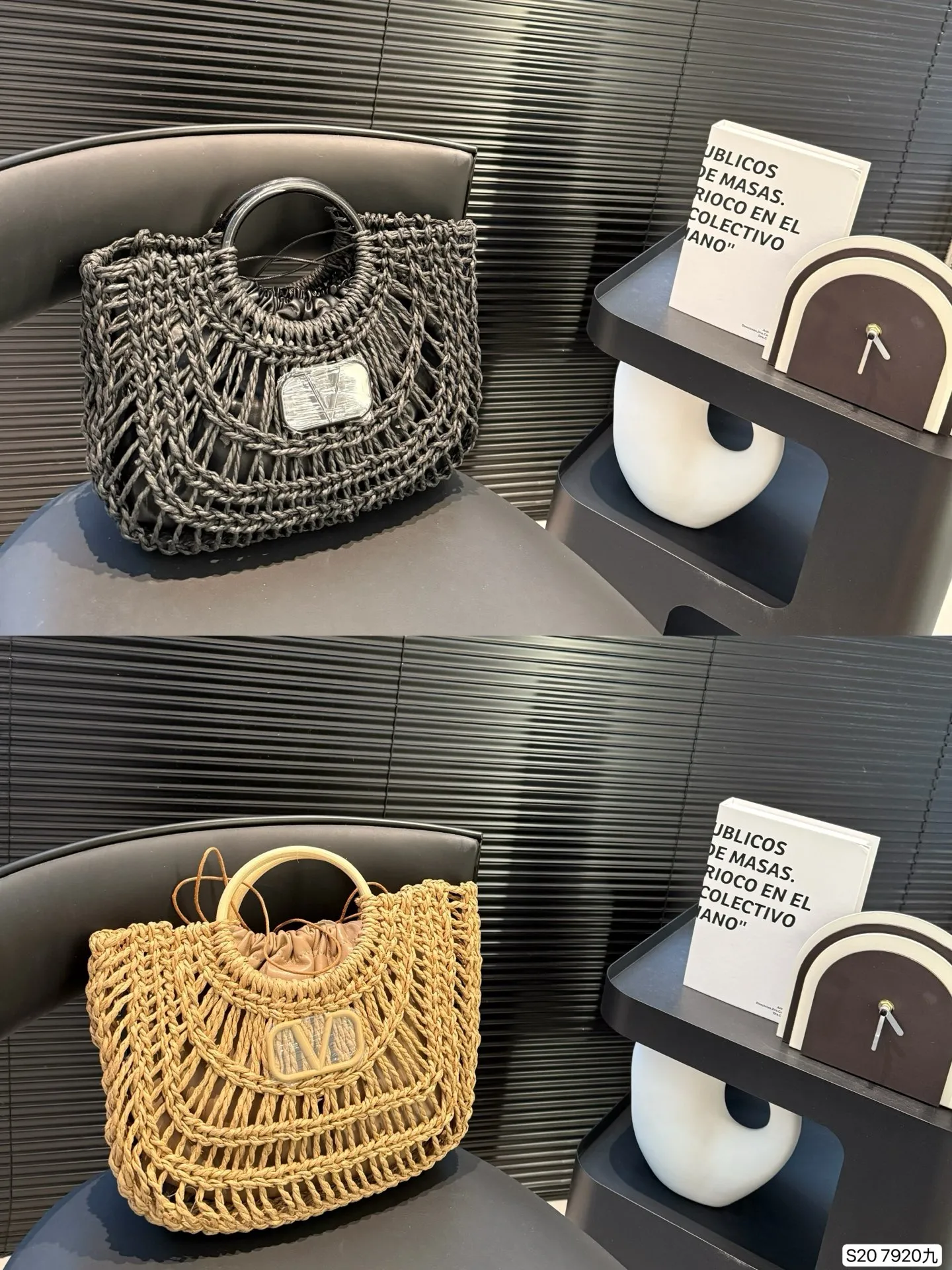 P300 comes with box Valentino Valentino woven bag 24 spring and summer has a strong holiday style, but it is also suitable for daily life. I feel that I have to have a bag like this. After all, no one wants to refuse the waves and the beach. Size: 30 22 Item No. 7920