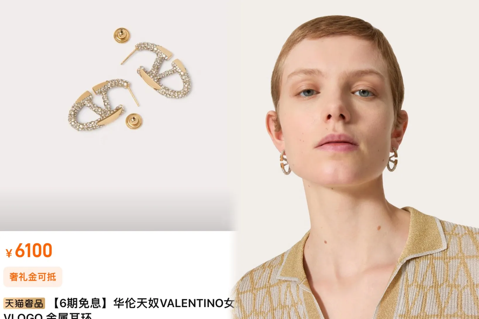 Valentino earrings