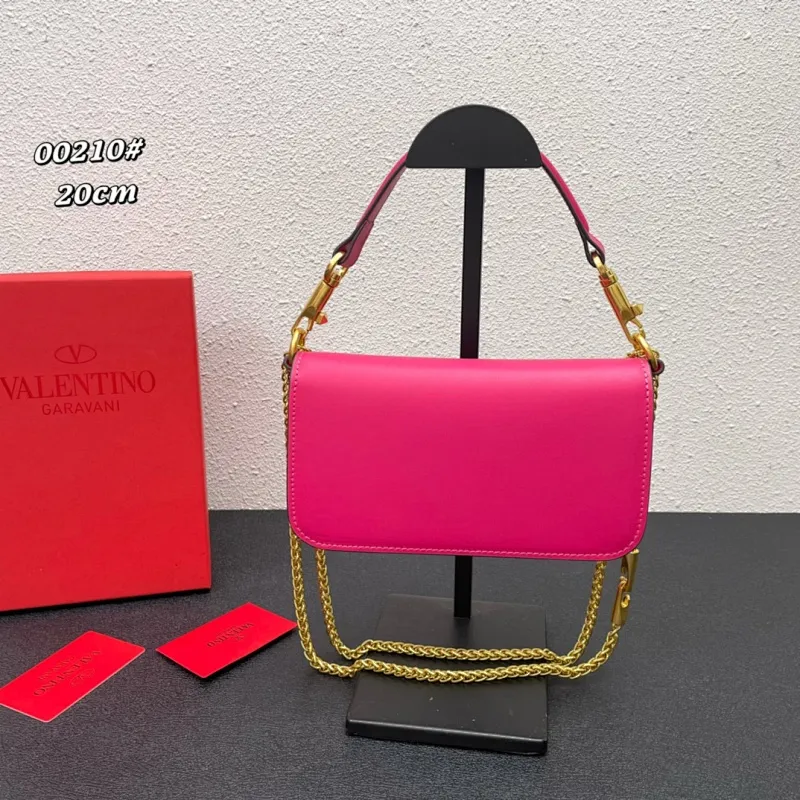 All Categories Official Website "Brand Women's Bags" Women's Bags 💙 Valentino 2023 New Valentino Calfskin Crossbody Bag