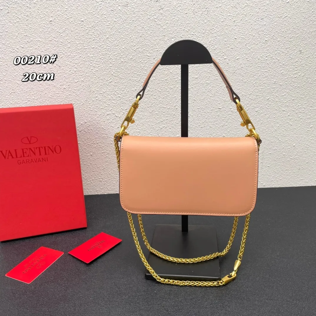 All Categories Official Website "Brand Women's Bags" Women's Bags 💙 Valentino 2023 New Valentino Calfskin Crossbody Bag
