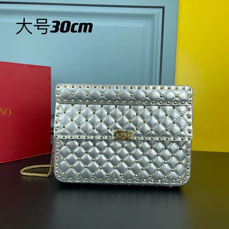 All categories Official website "Brand Women's Bags" Women's Bags 💙 Valentino 2022 Official New Valentino Soft Sheepskin Crossbody Bag Wholesale 58003100 High Quality Size: 30-8.5-20CM