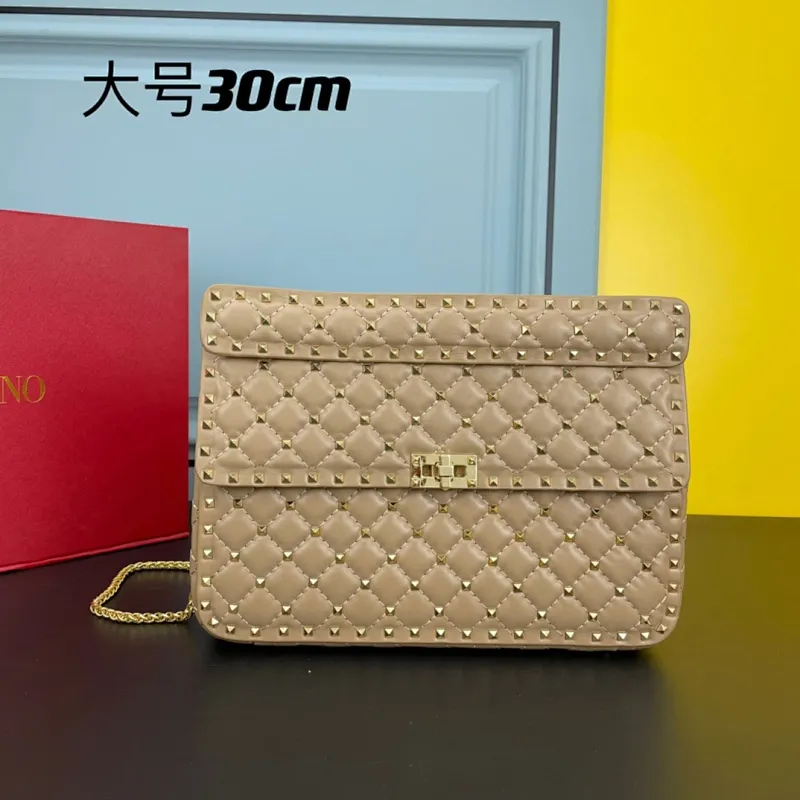 All categories Official website "Brand Women's Bags" Women's Bags 💙 Valentino 2022 Official New Valentino Soft Sheepskin Crossbody Bag Wholesale 58003100 High Quality Size: 30-8.5-20CM