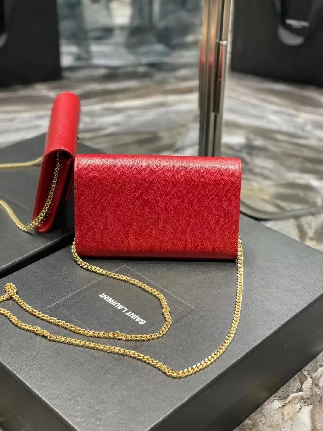 All categories Official website "Brand Women's Bags" Women's Bags 💙 YSL 2022 Official New YSL Crossbody Bag Wholesale 58001350 High Quality Specifications: 19-12-4CM