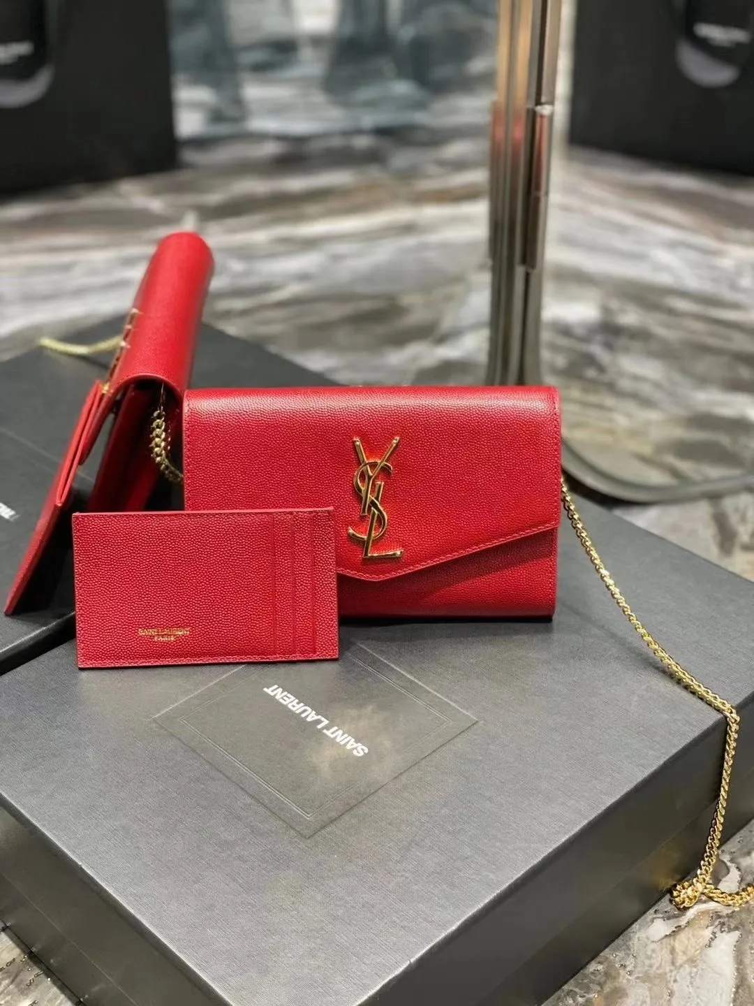 All categories Official website "Brand Women's Bags" Women's Bags 💙 YSL 2022 Official New YSL Crossbody Bag Wholesale 58001350 High Quality Specifications: 19-12-4CM