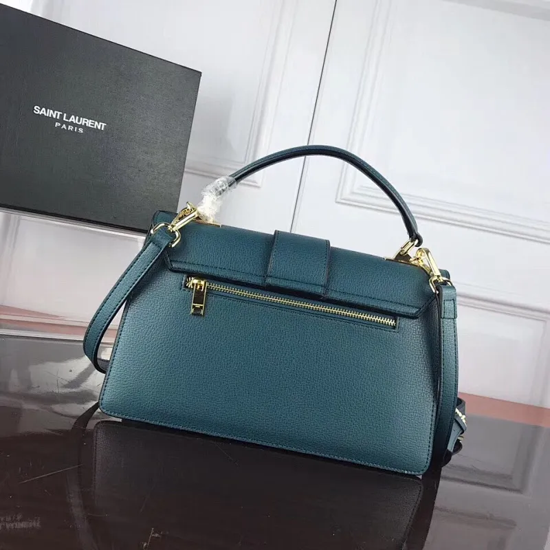 All Categories Official Website "Brand Women's Bags" Women's Bags 💙 YSL 2022 Official New Yves Saint Laurent Imported Palm Print Cowhide Crossbody Bag Wholesale 58001900 High Quality Size: 26-16-9CM
