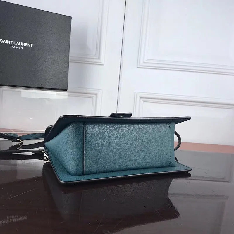All Categories Official Website "Brand Women's Bags" Women's Bags 💙 YSL 2022 Official New Yves Saint Laurent Imported Palm Print Cowhide Crossbody Bag Wholesale 58001900 High Quality Size: 26-16-9CM